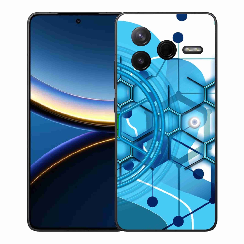 Gelový kryt mmCase na Xiaomi Poco F7 Pro - abstraktní vzor 2
