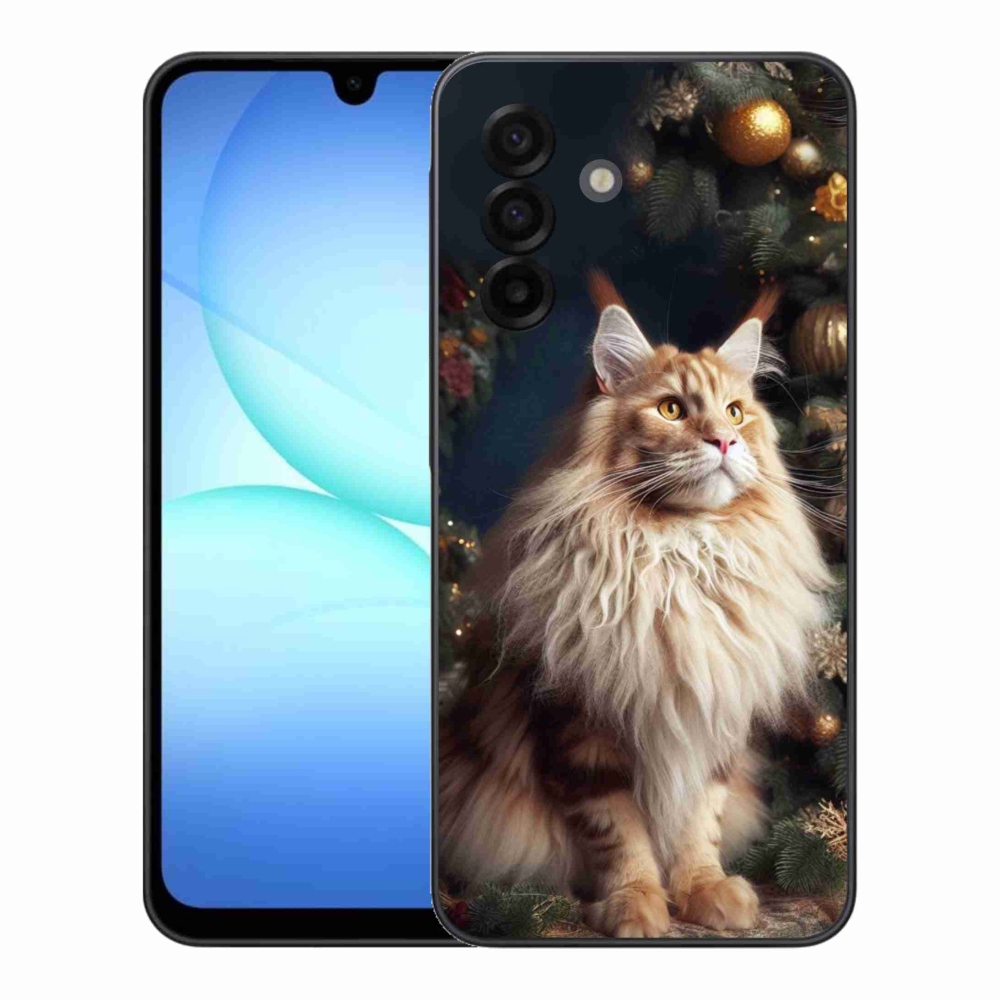 Gelový kryt mmCase na Samsung Galaxy A17 5G - kočka u stromku
