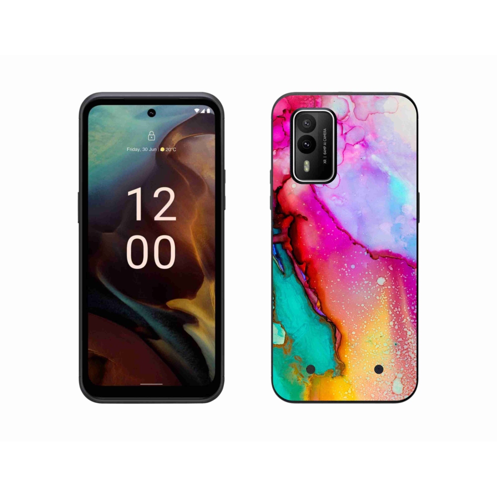 Gelový kryt mmCase na Nokia XR21 - abstrakt 24