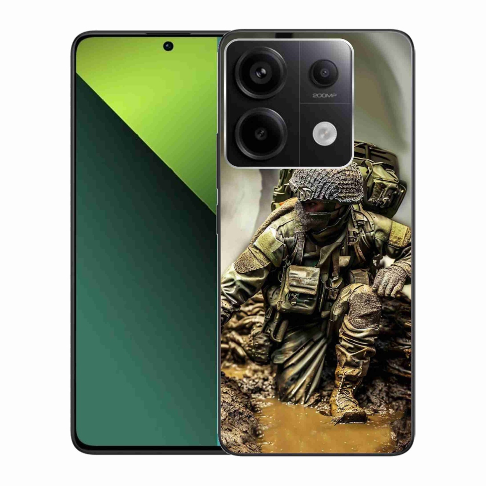 Gelový kryt mmCase na Xiaomi Redmi Note 13 Pro 5G/Poco X6 5G - voják