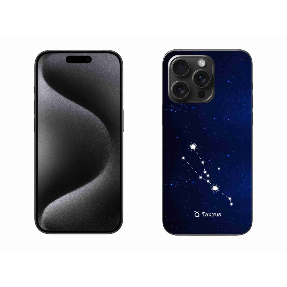 Gelový kryt mmCase na iPhone 15 Pro Max - souhvězdí Býka