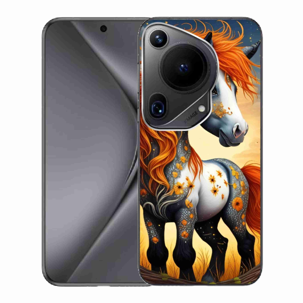 Gelový kryt mmCase na Huawei Pura 70 Ultra - barevný poník