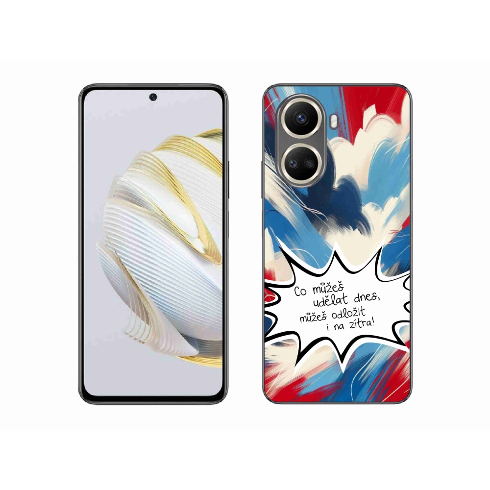 Gelový kryt mmCase na Huawei Nova 10 SE - vtipný text 9 bílé pozadí