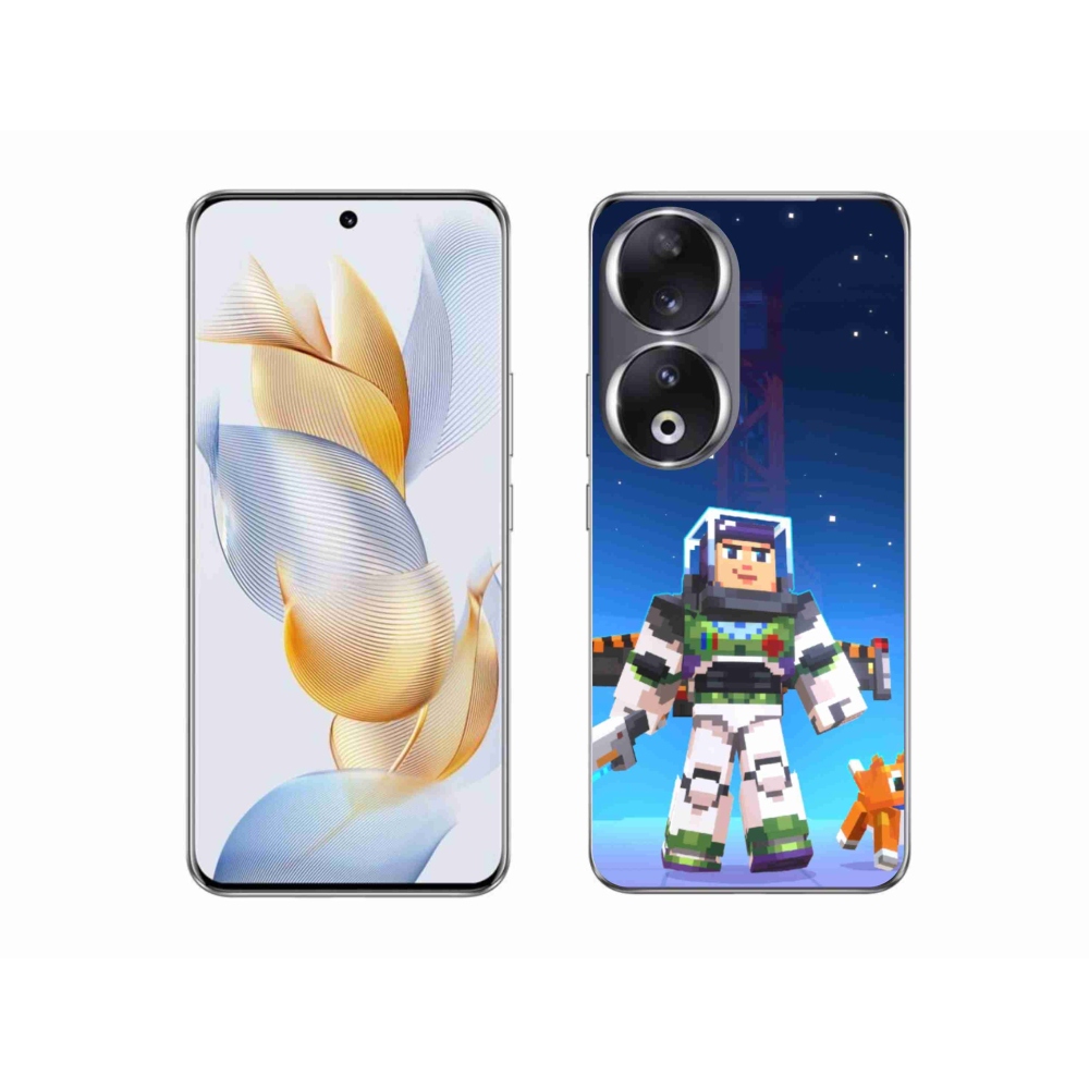 Gelový kryt mmCase na Honor 90 - minecraft 2