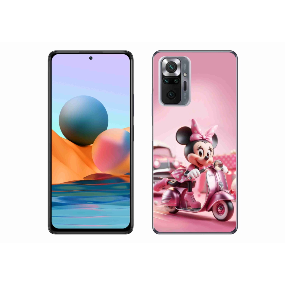 Gelový kryt mmCase na Xiaomi Redmi Note 10 Pro - minnie 1
