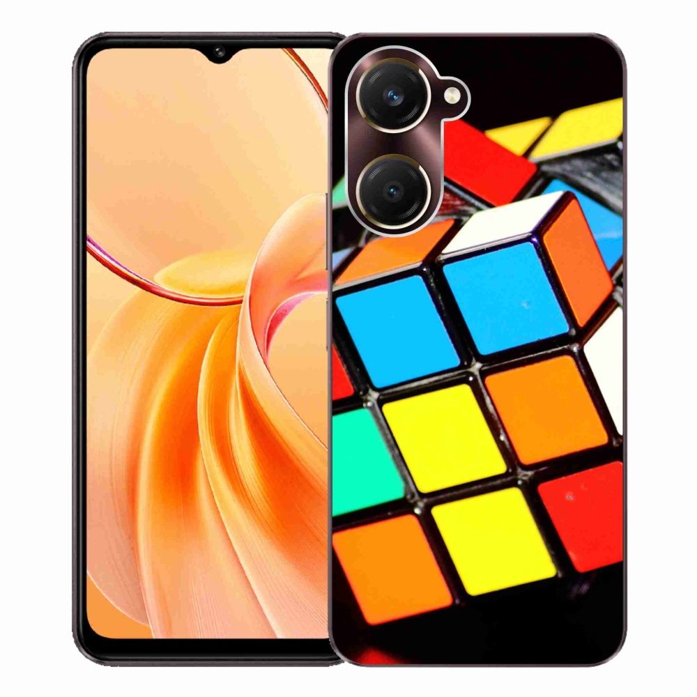 Gelový kryt mmCase na Vivo Y28s 5G - rubikova kostka