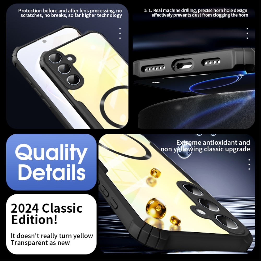 Rein odolný kryt s podporou MagSafe na Samsung Galaxy A26 5G - černý