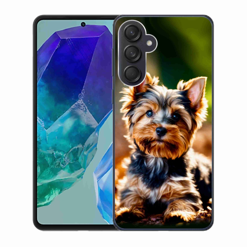 Gelový kryt mmCase na Samsung Galaxy M55 5G - jorkšír 10