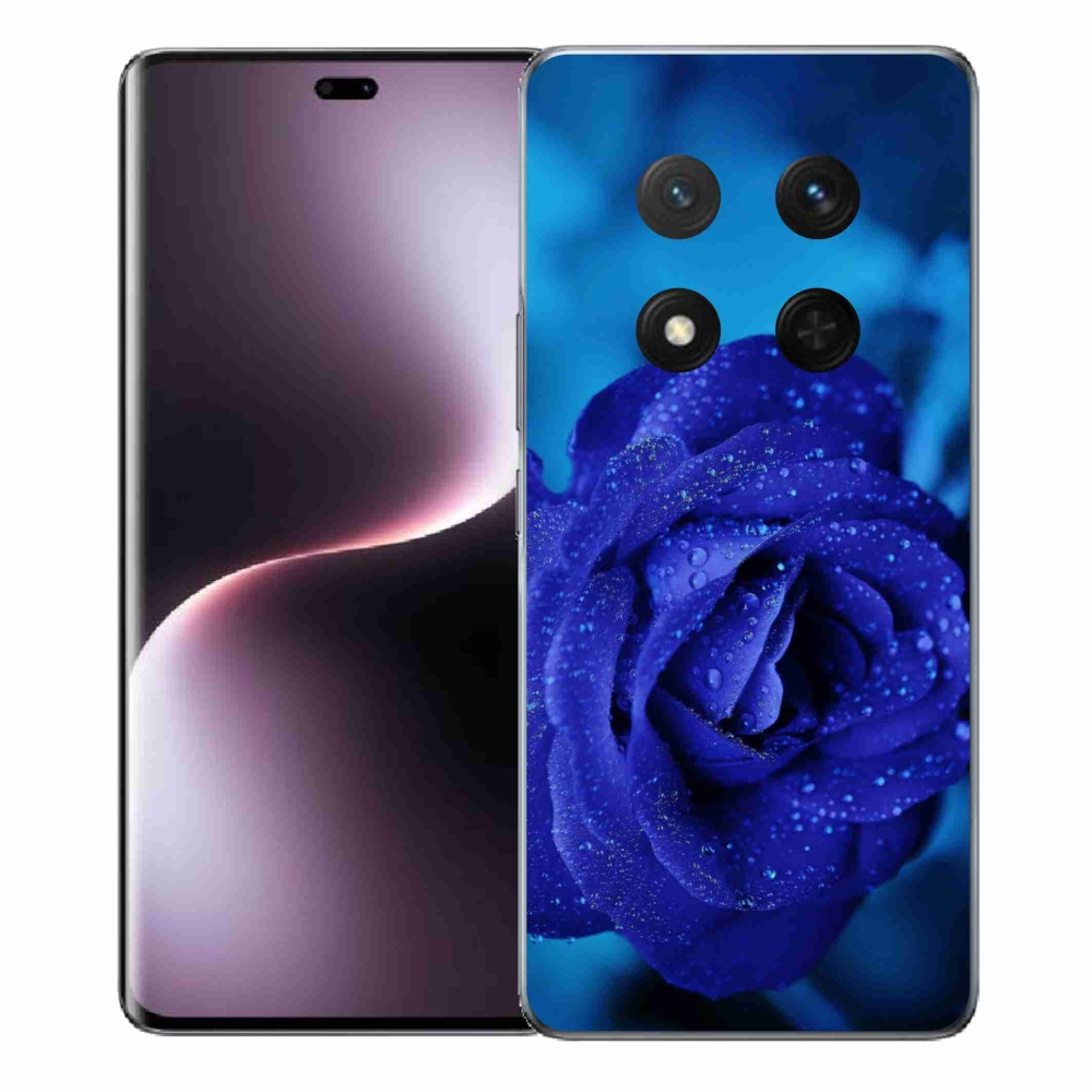 Gelový kryt mmCase na Honor Magic 7 Lite 5G - modrá růže