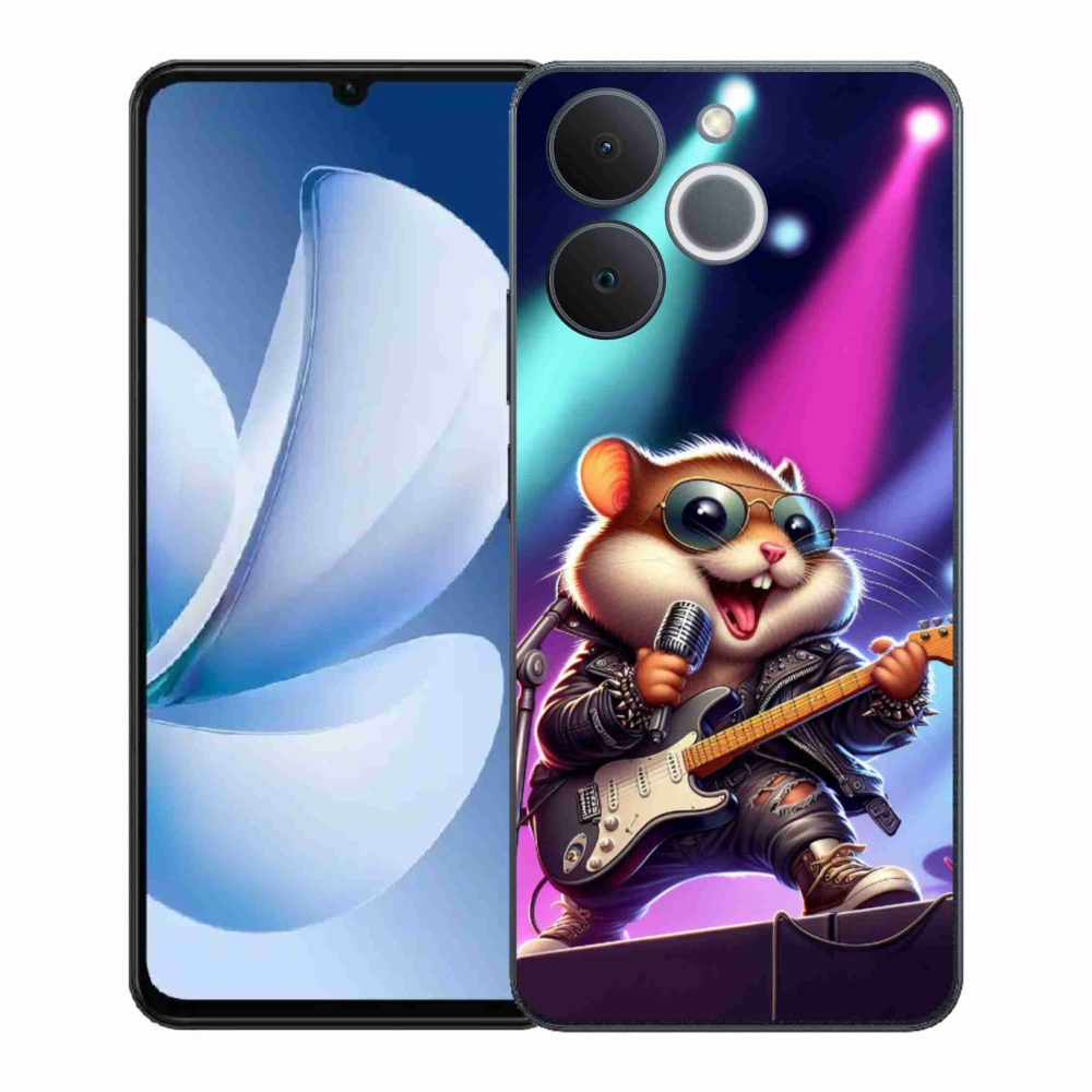 Gelový kryt mmCase na Realme Note 70T - křeček rocker