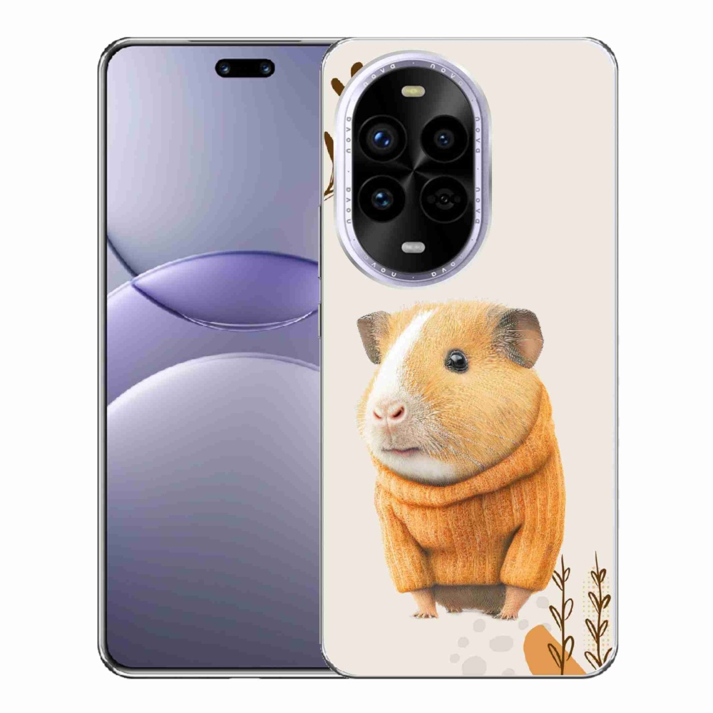 Gelový kryt mmCase na Huawei Nova 13 Pro 5G - morče ve svetru