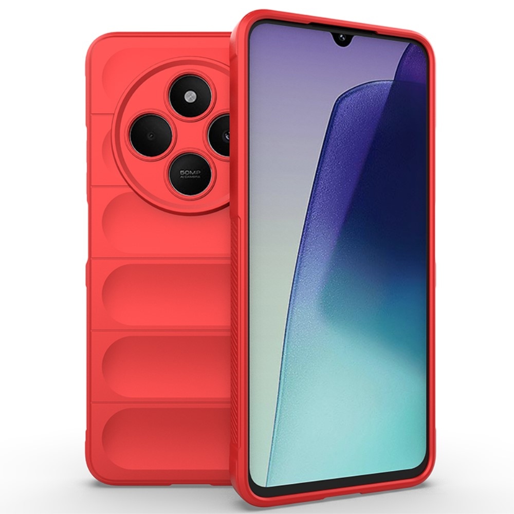 Rugg odolný gelový obal na Xiaomi Redmi 14C/Poco C75 - červený