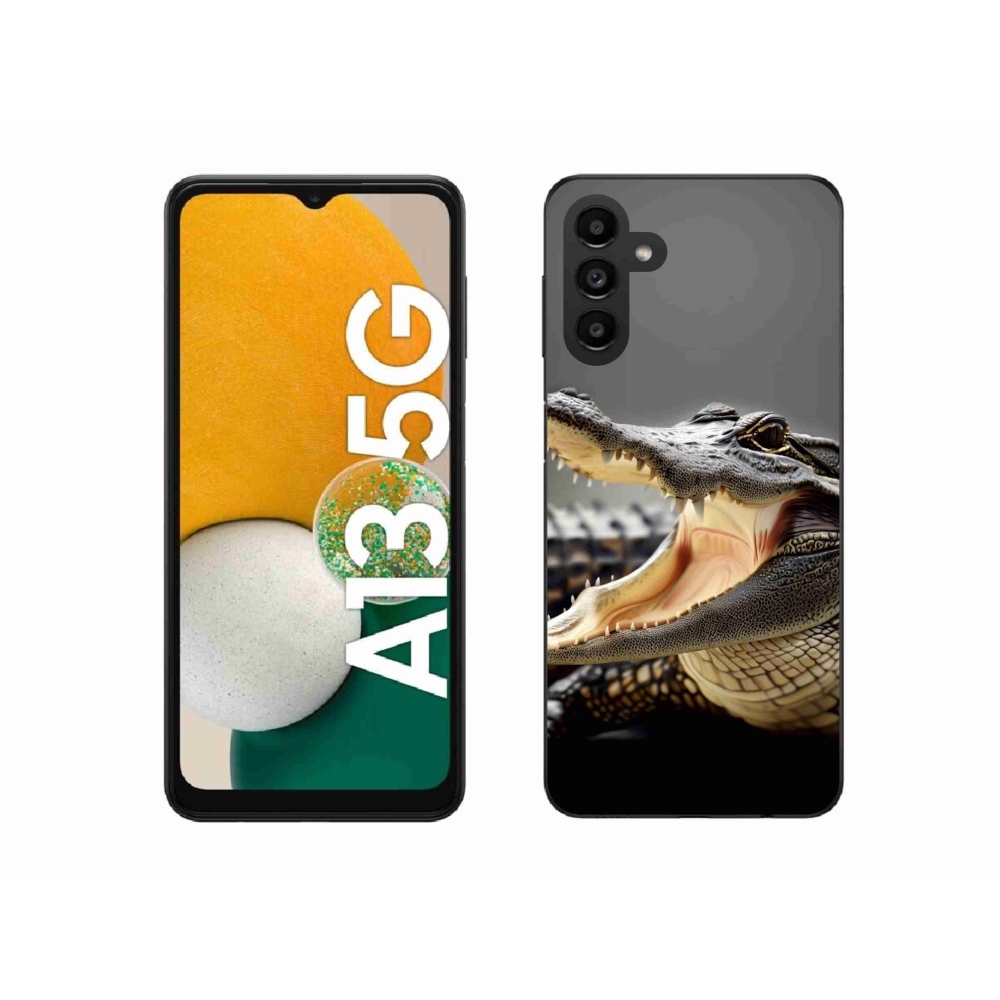 Gelový kryt mmCase na Samsung Galaxy A13 5G - krokodýl