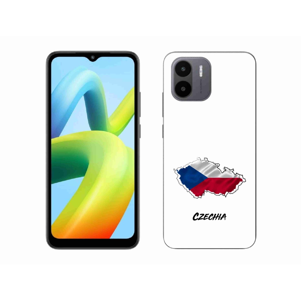 Gelový kryt mmCase na Xiaomi Redmi A1 - Czechia bílé pozadí
