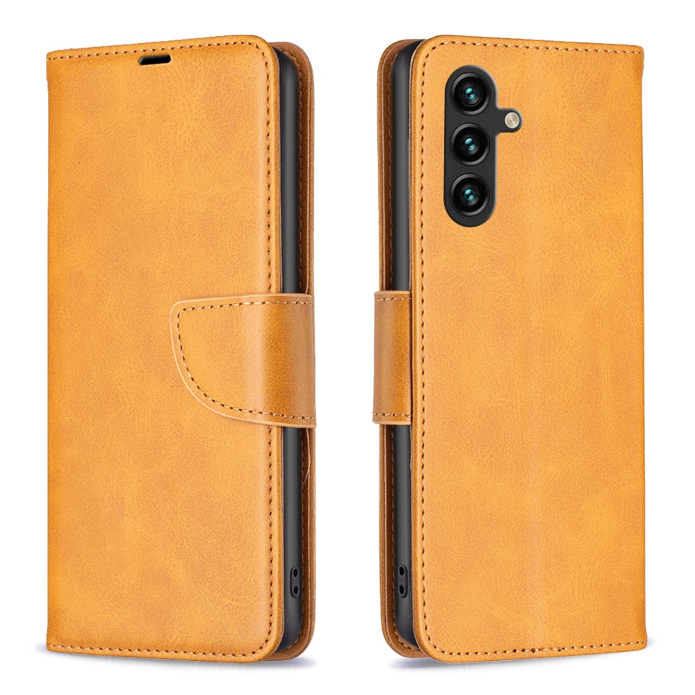Case knížkové pouzdro na Samsung Galaxy S25 FE - žluté
