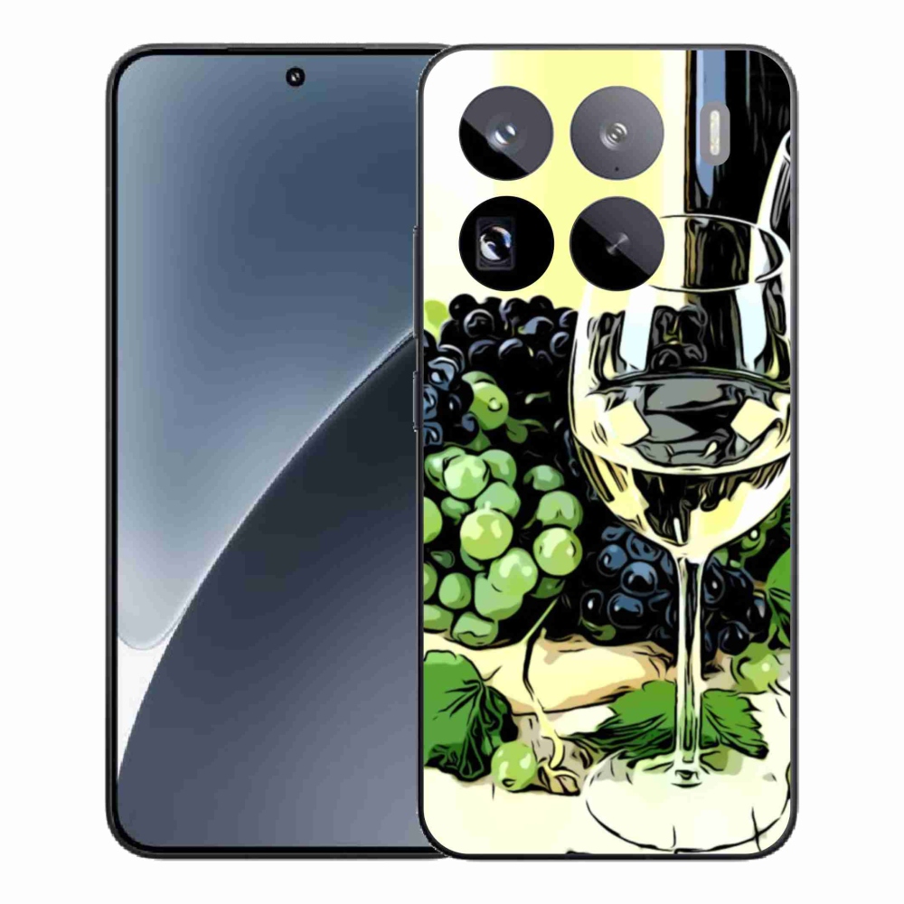 Gelový kryt mmCase na Xiaomi 15 Pro - sklenka vína
