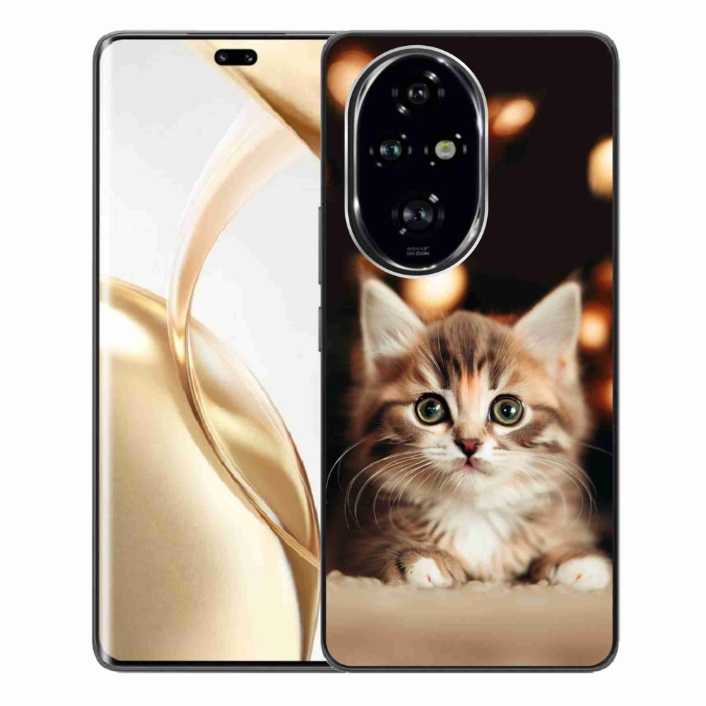 Gelový kryt mmCase na Honor 200 Pro 5G - roztomilé kotě 2