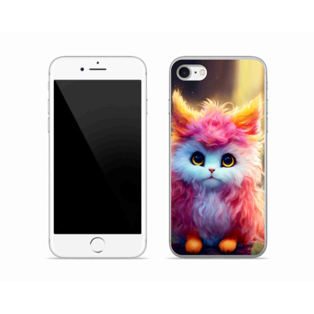 Gelový kryt mmCase na iPhone SE (2020) - roztomilé kotě 5