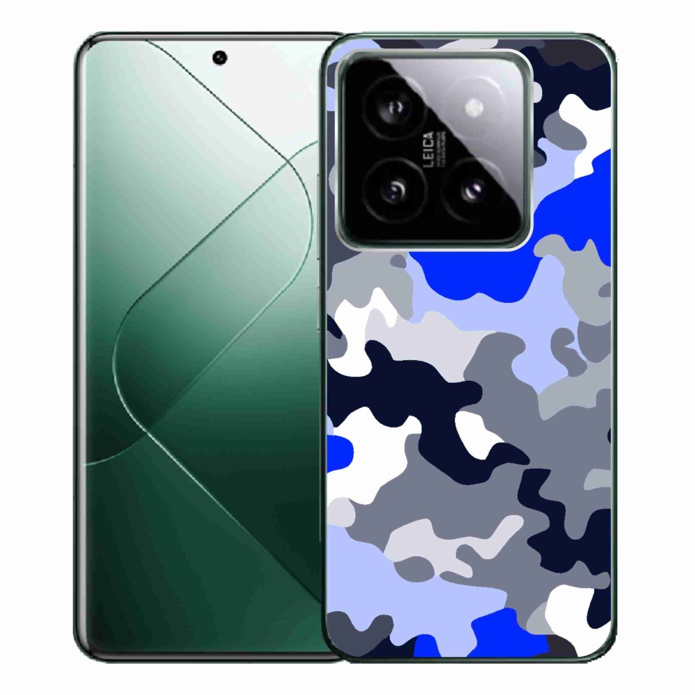 Gelový kryt mmCase na Xiaomi 14 Pro - maskáčový vzor 8