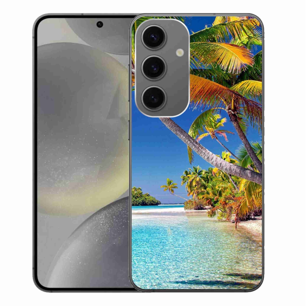 Gelový obal mmCase na Samsung Galaxy S24+ - mořská pláž