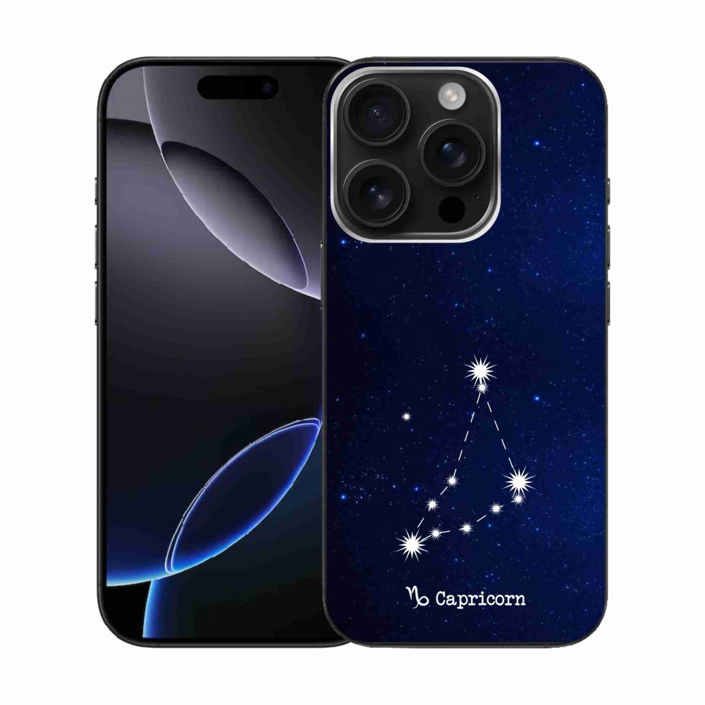 Gelový kryt mmCase na iPhone 16 Pro - souhvězdí Kozoroha