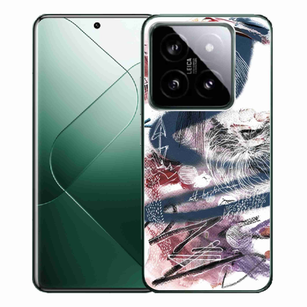 Gelový kryt mmCase na Xiaomi 14 Pro - abstraktní motiv 28
