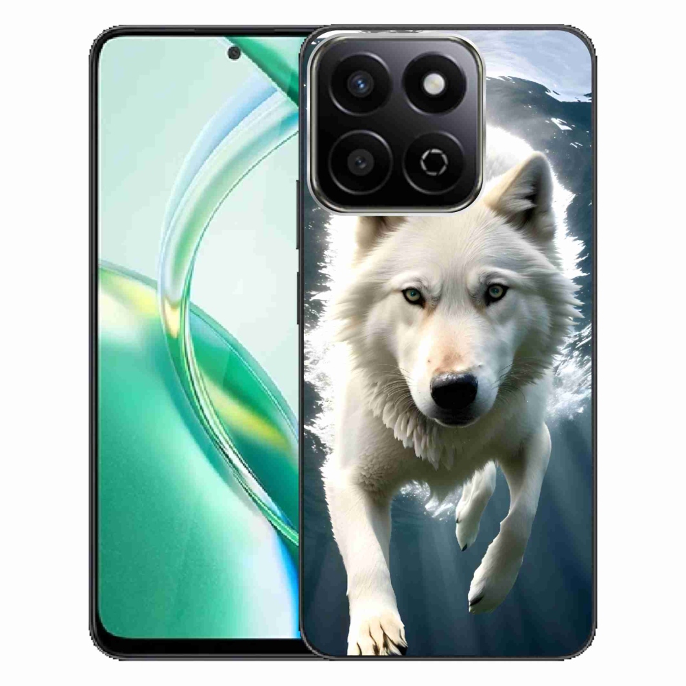 Gelový kryt mmCase na Honor 200 Smart 5G - bílý vlk