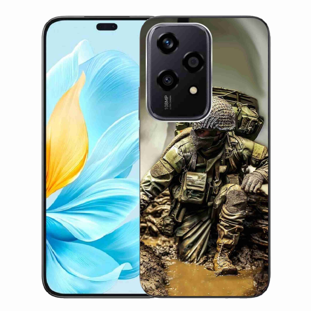 Gelový kryt mmCase na Honor 200 Lite 5G - voják