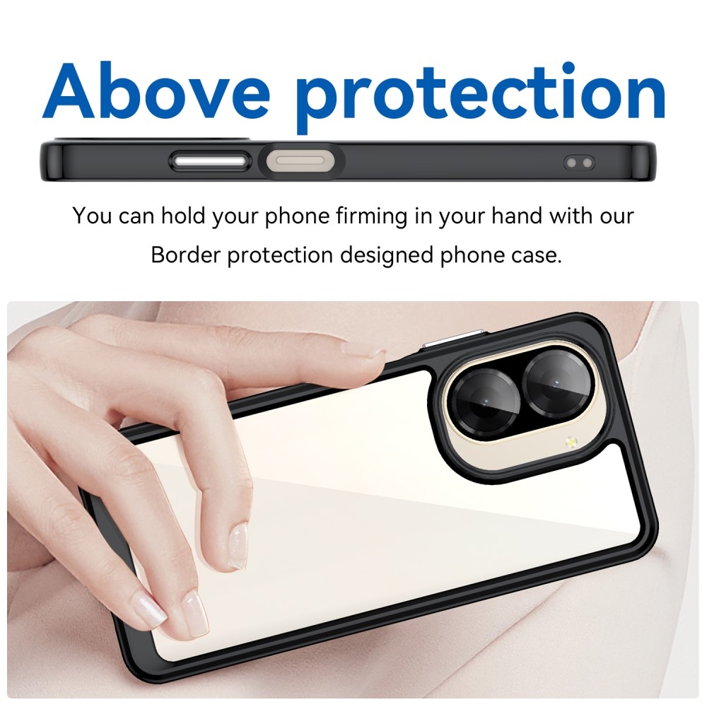 Gelový obal s pevnými zády na Xiaomi Redmi A5 (173.45x79.35x8.45mm) - černý