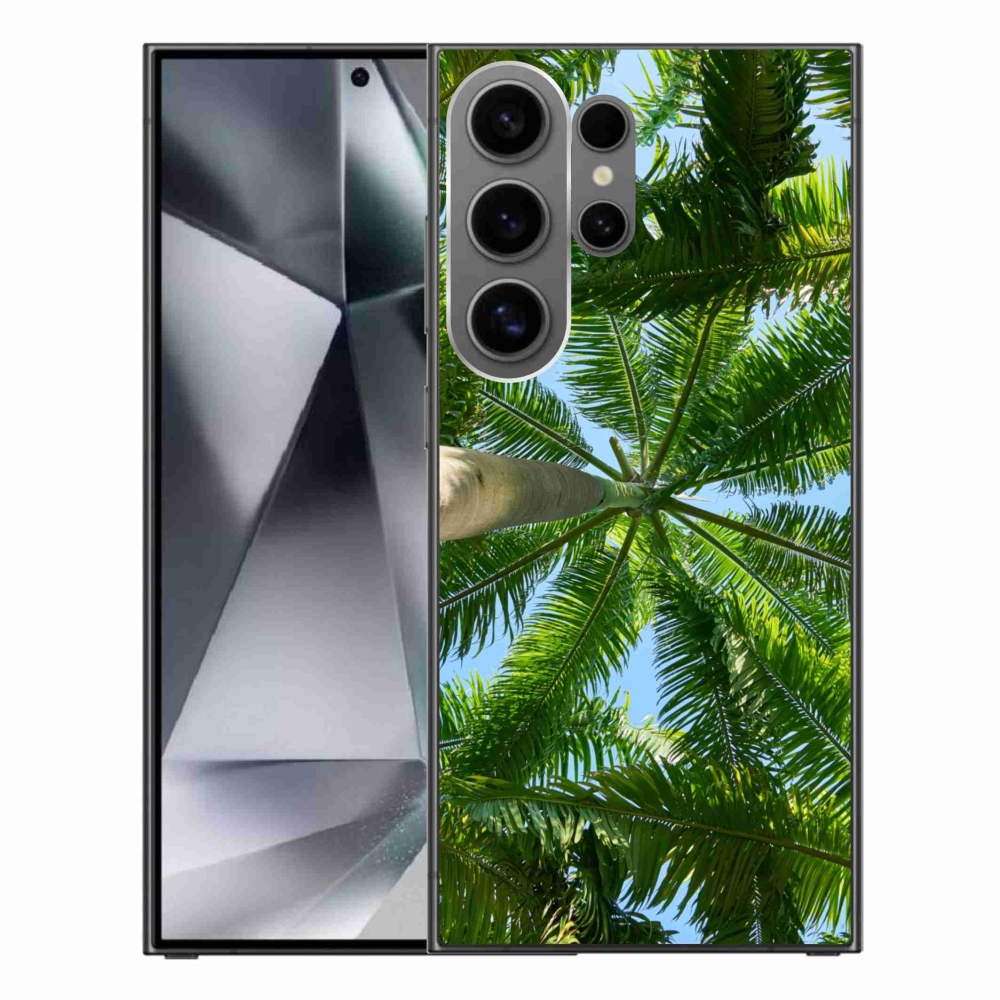Gelový kryt mmCase na Samsung Galaxy S24 Ultra - palmy