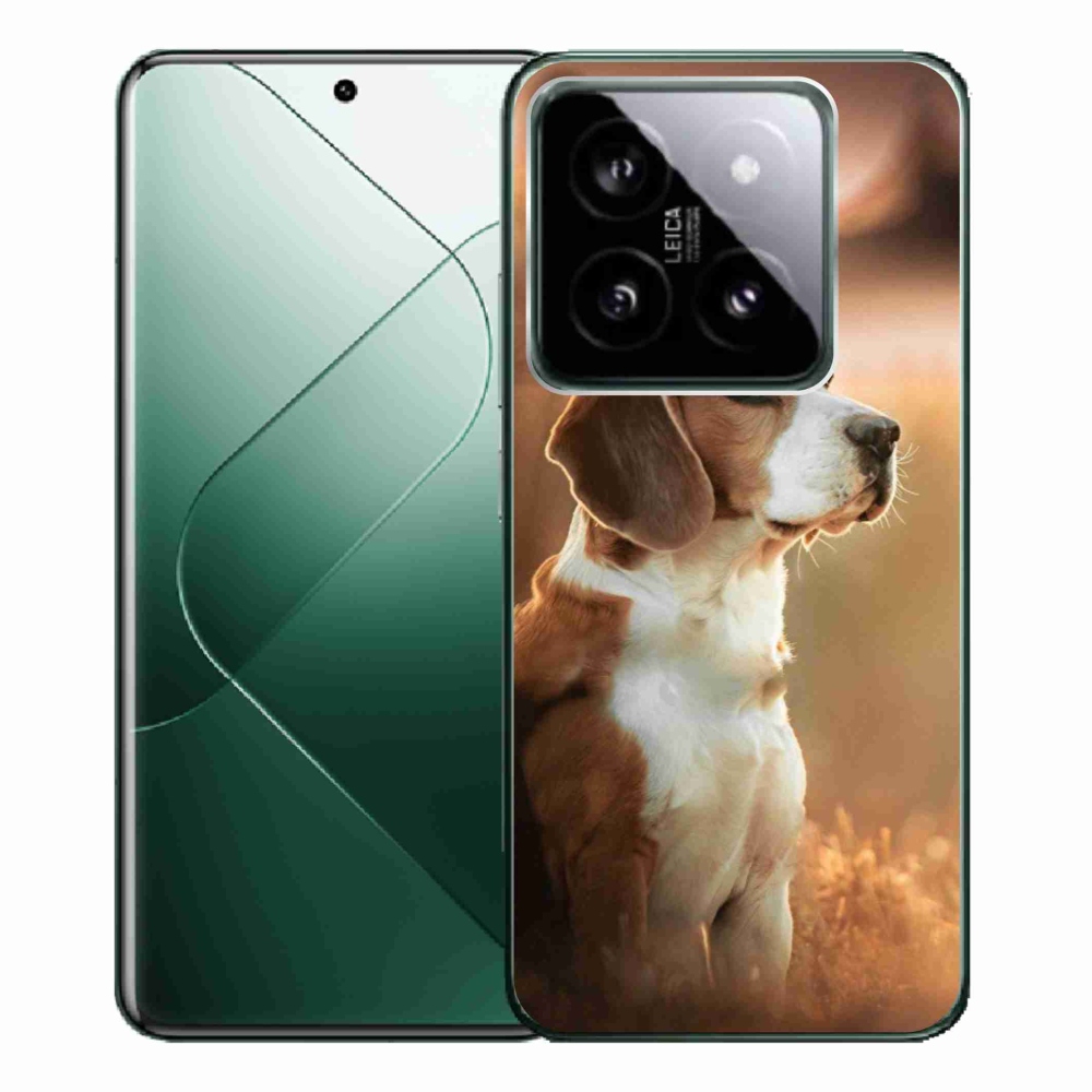 Gelový kryt mmCase na Xiaomi 14 Pro - bígl