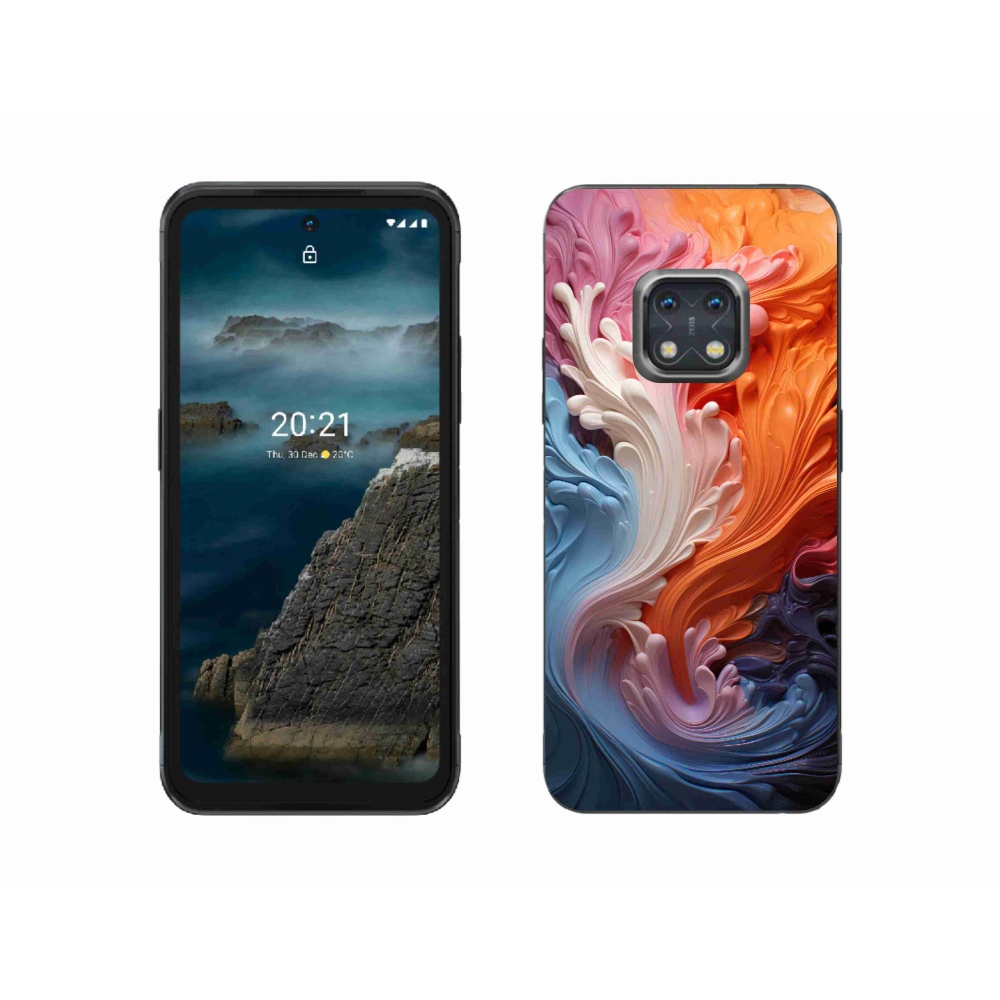 Gelový kryt mmCase na Nokia XR20 - abstraktní motiv 8
