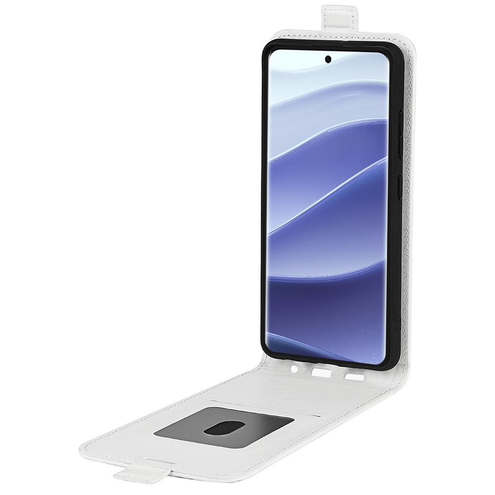 Vertical knížkové pouzdro na Xiaomi Redmi Note 14 Pro 5G/Poco X7 5G - bílé
