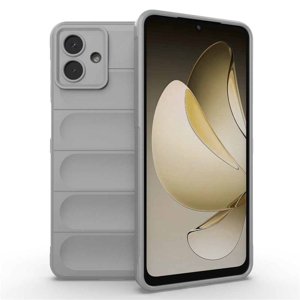 Rugg odolný gelový obal na Samsung Galaxy A07 4G - světlešedý