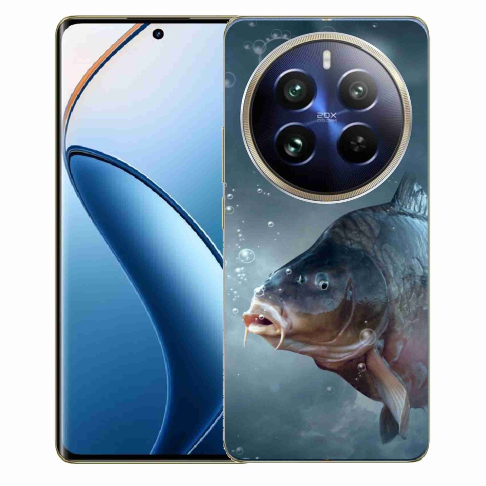Gelový kryt mmCase na Realme 12 Pro 5G/12 Pro+ 5G - kapr a bublinky