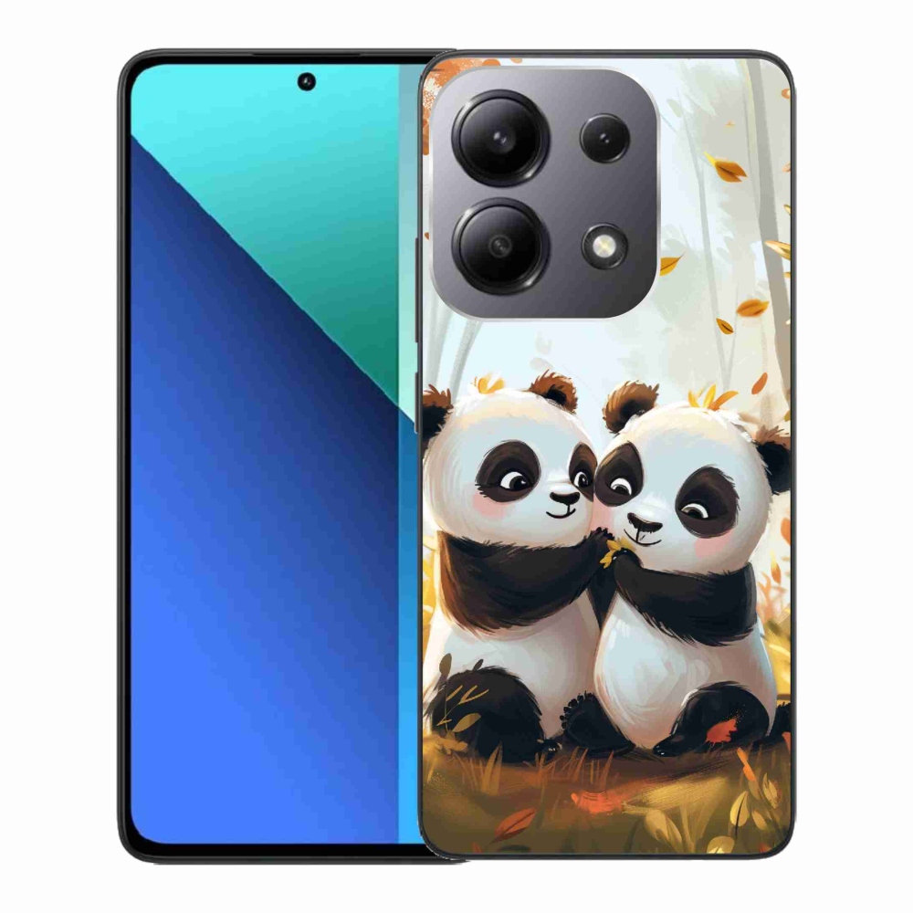 Gelový kryt mmCase na Xiaomi Redmi Note 13 - pandy