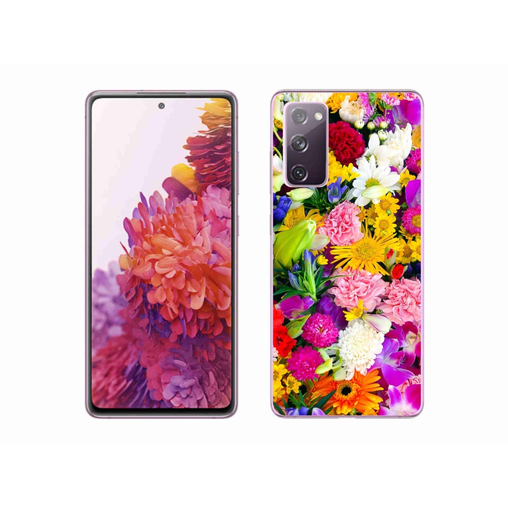 Gelový kryt mmCase na Samsung Galaxy S20 FE - květiny 12