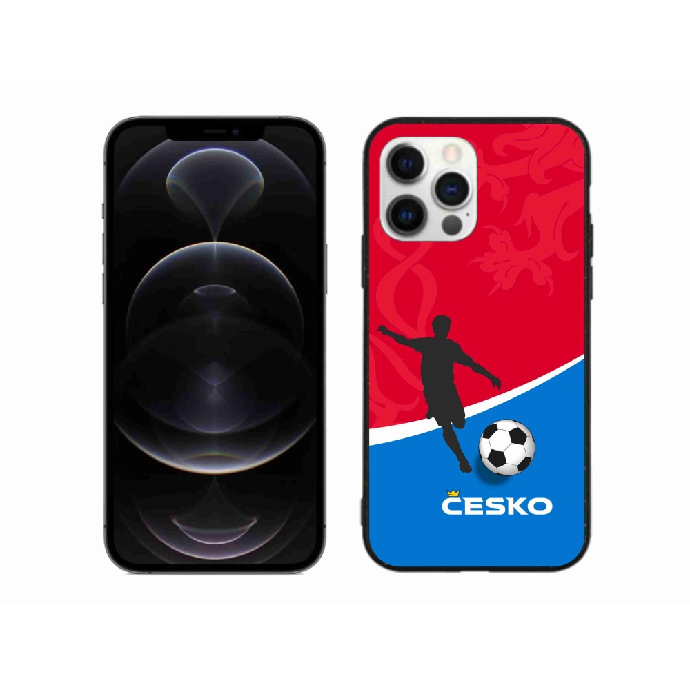 Gelový kryt mmCase na iPhone 12 Pro Max - fotbal Česko