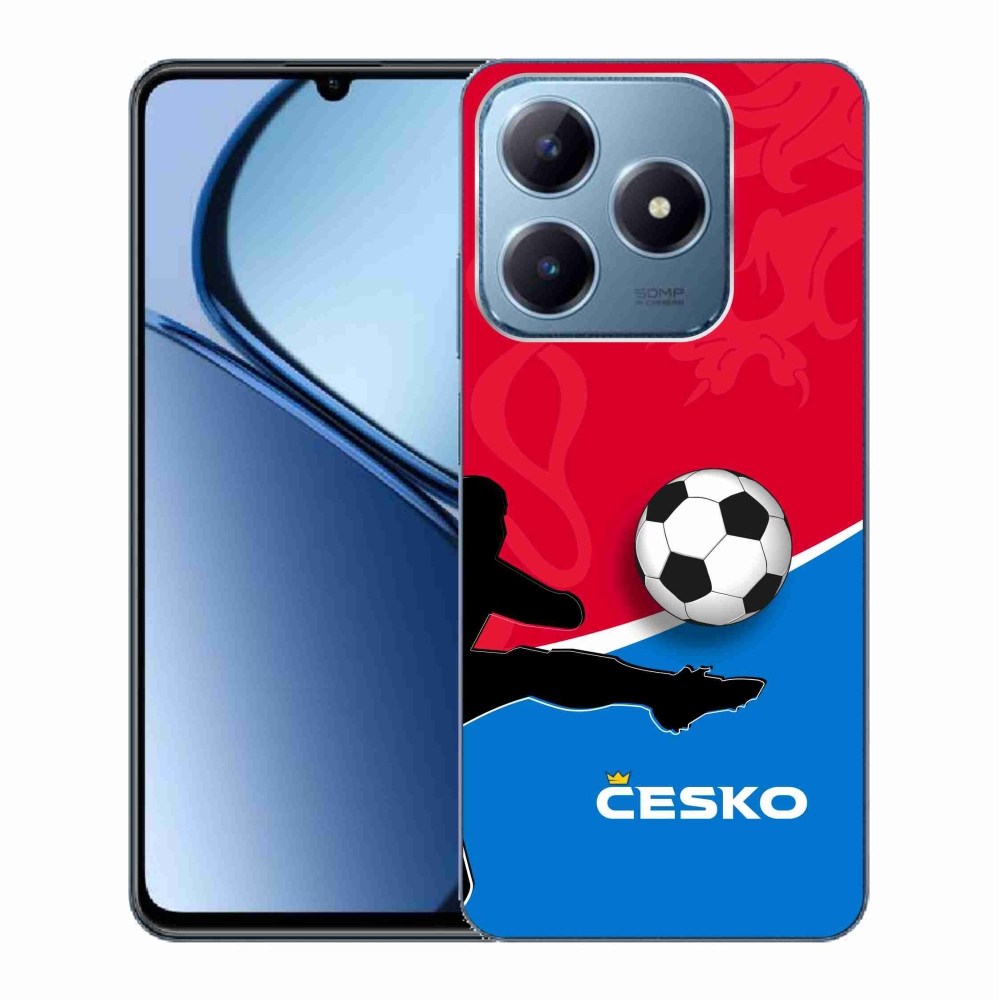 Gelový kryt mmCase na Realme C63 - fotbal Česko 2