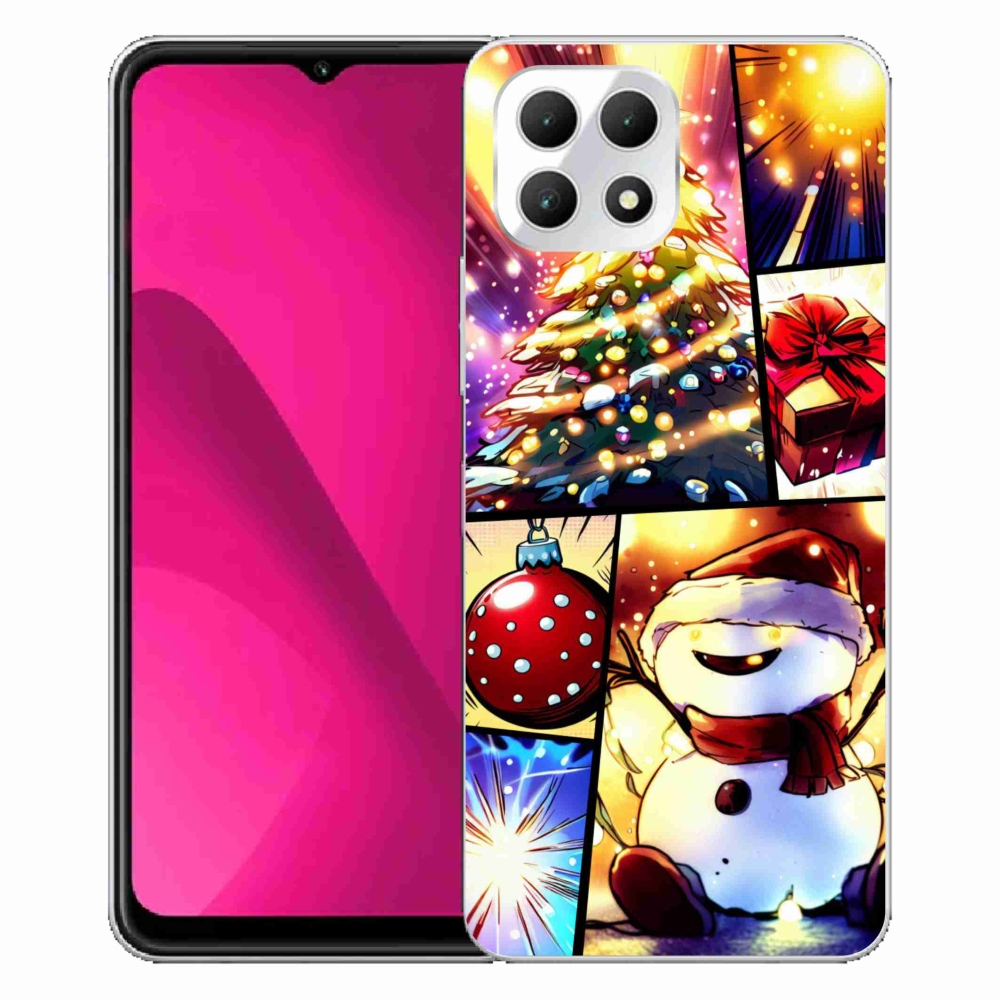 Gelový kryt mmCase na T-Mobile T Phone 2 - vánoční motivy 1