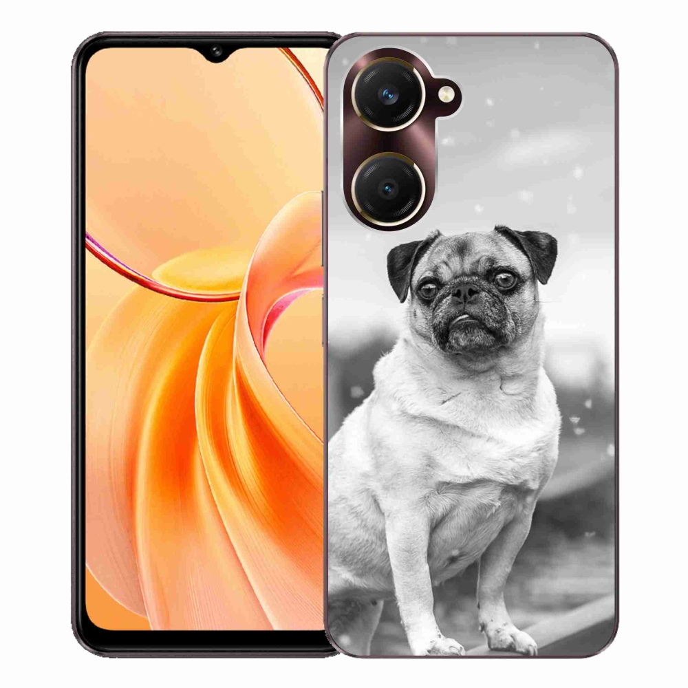 Gelový kryt mmCase na Vivo Y28s 5G - mops