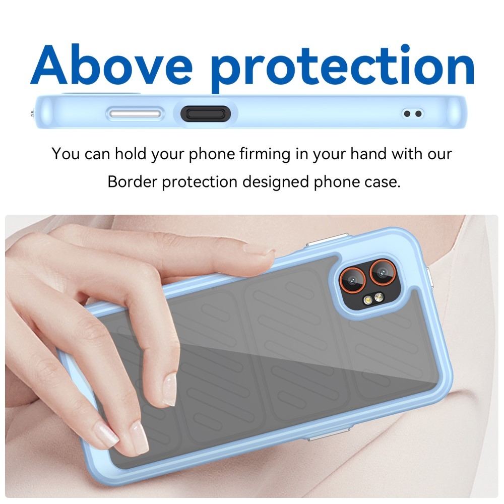 Gelový obal s pevnými zády na Samsung Galaxy Xcover 7 Pro - modré