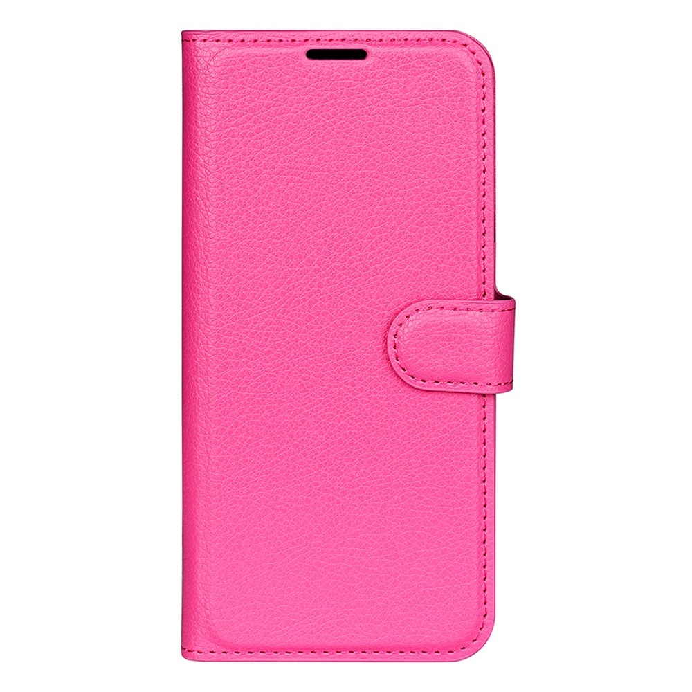 Litchi knížkové pouzdro na Vivo V50 Lite 4G/5G - rose