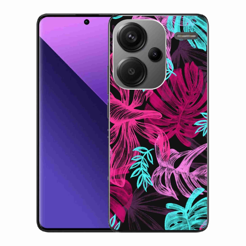 Gelový kryt mmCase na Xiaomi Redmi Note 13 Pro+ 5G - květiny 1