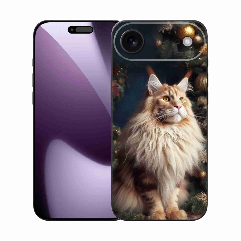 Gelový kryt mmCase na iPhone 17 Air - kočka u stromku