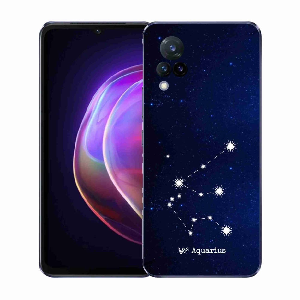 Gelový kryt mmCase na Vivo V21 4G/5G - souhvězdí Vodnáře