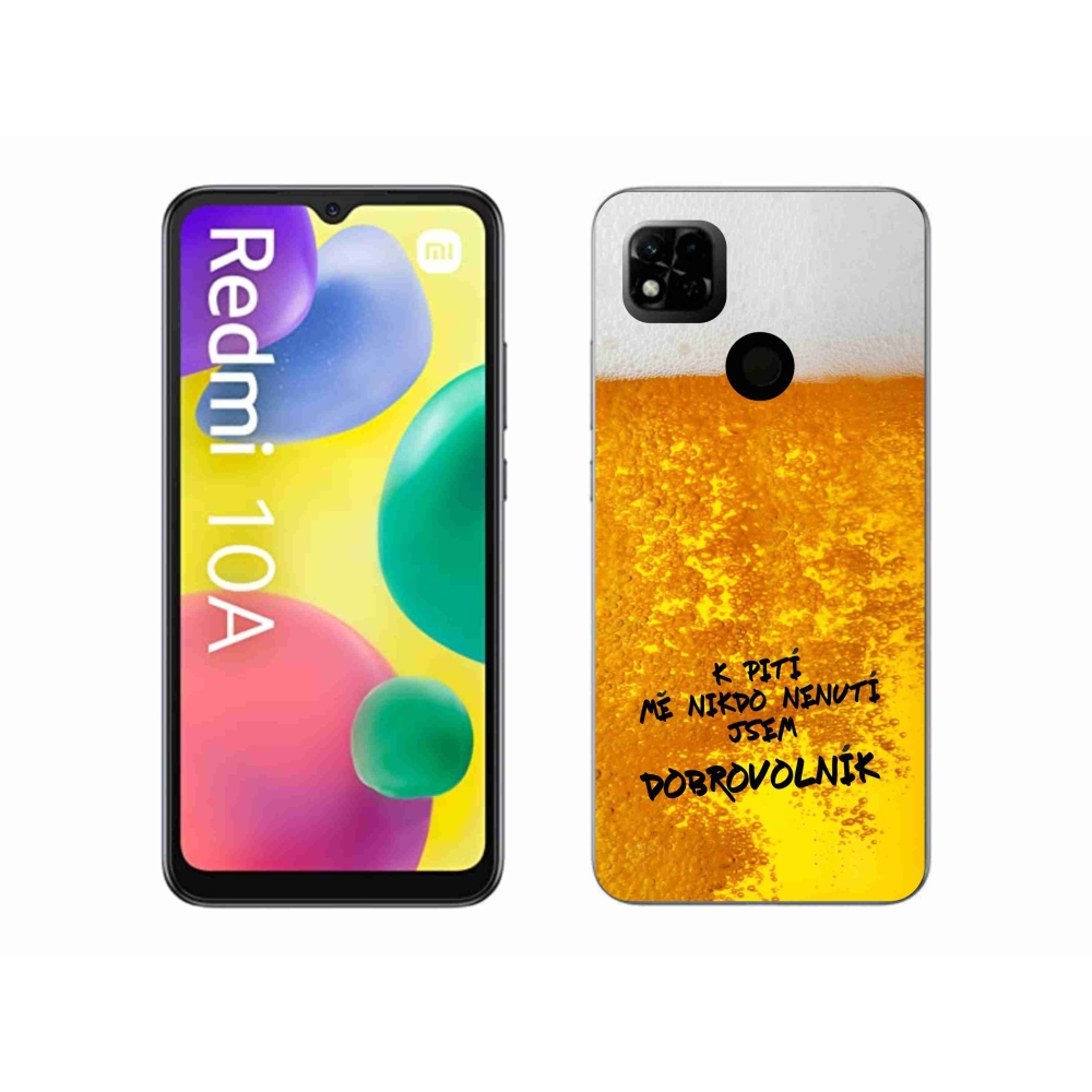 Gelový kryt mmCase na Xiaomi Redmi 10A - pivní motiv 4