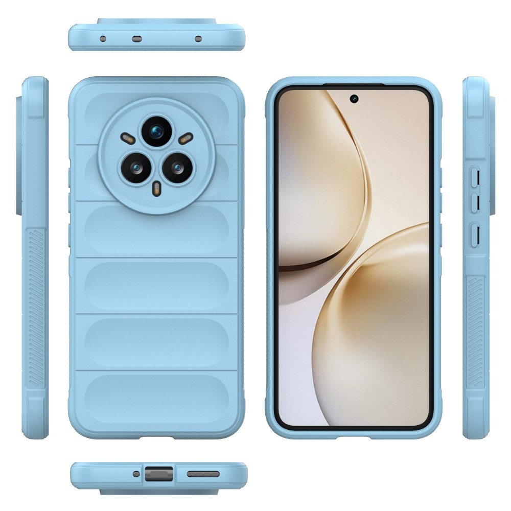 Rugg odolný gelový obal na Realme 14 Pro+ 5G - světlemodrý