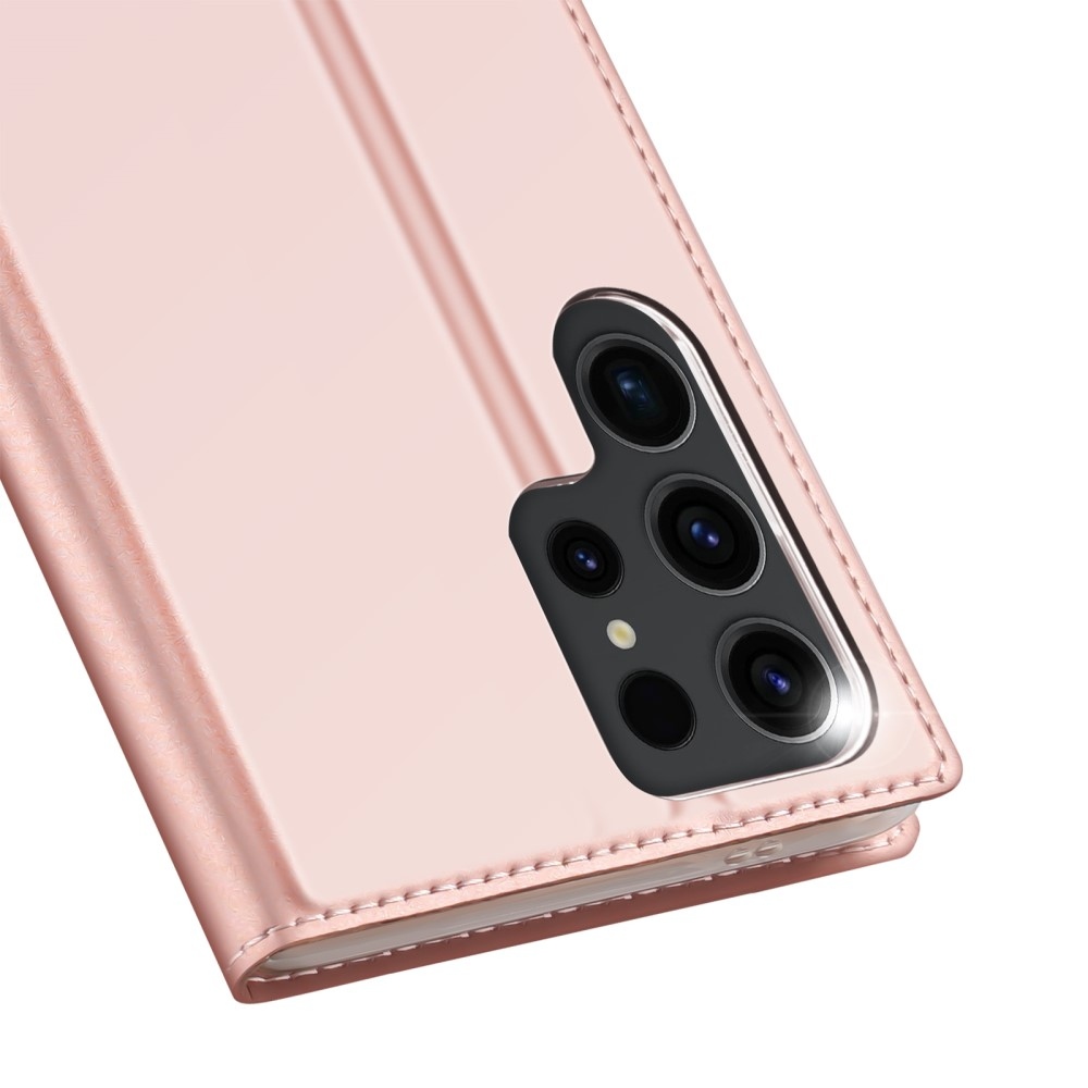 DUX knížkové pouzdro na Samsung Galaxy S24 Ultra - růžovozlatý
