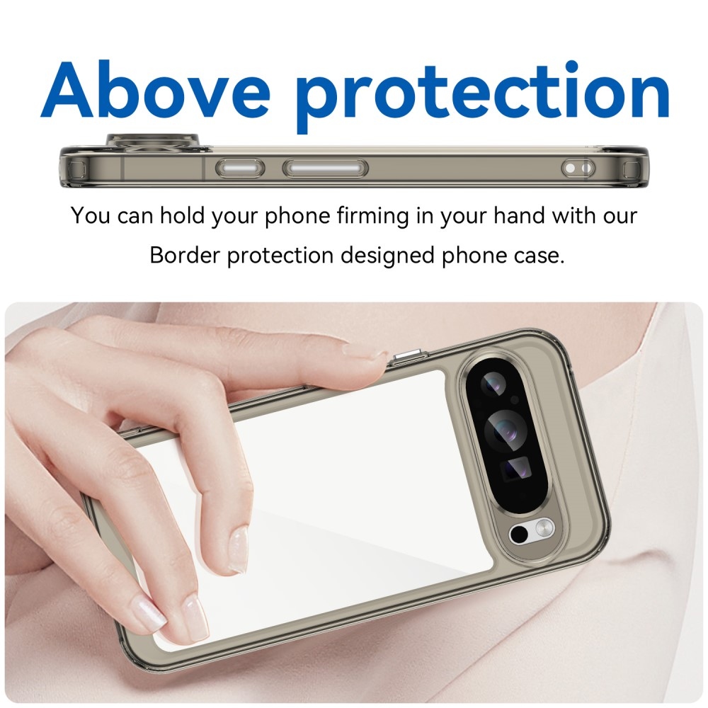 Gelový obal s pevnými zády na Google Pixel 9 Pro XL - šedý